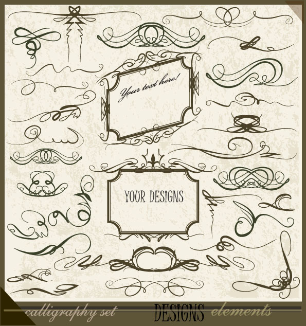 free vector Exquisite europeanstyle lace lines 04 vector